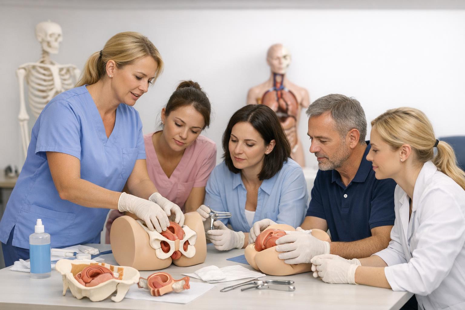 Warsztaty uroginekologiczne z modelami anatomicznymi